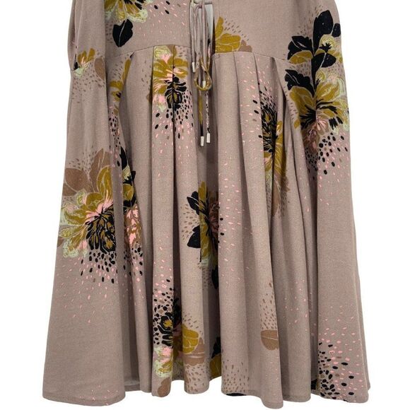FREE PEOPLE Lovely Day Floral Printed Tie Tunic Size XS - Picture 7 of 12